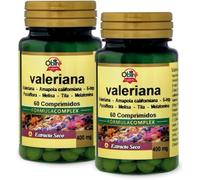 Obire | Valeriana Complex 400 mg | 60 Comprimidos | Pack 2 Unidades | Ayuda para Dormir Bien | Efecto Relajante | Con Pasiflora, Amapola Californiana, Melisa, Tila y Valeriana