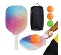 objbhuely Raquetas de pepinillo para principiantes, 2 piezas al aire libre con bolsa de almacenamiento, equipo deportivo para atletas, jugadores, patio trasero, hombres, viajes, gimnasio, escuela