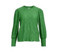 Object Blusa para Mujer OBJFEODORA L/S Top Noos, Verde lejano, S, Verde, S
