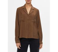 Object Camisa de mujer abotonada. Marrón 40
