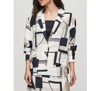 Object Camisa de mujer de manga larga y solapas. Gris claro 38