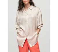 Object Camisa de mujer fluida de mangas largas. Nude 42