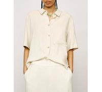 Object Camisa de mujer manga corta de lino. Natural 40