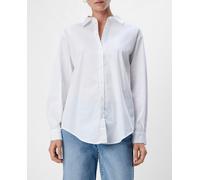 Object Camisa de mujer recta bambula. Blanco 38