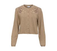 OBJECT Cárdigan 'OBJThess' beige claro / taupe / mora XL EUR