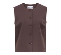 OBJECT Chaleco para traje 'OBJLisa' chocolate 38 chocolate