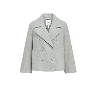 OBJECT Chaqueta de entretiempo 'OBJKeily' gris moteado / blanco S gris moteado / blanco