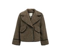 OBJECT Chaqueta de entretiempo 'OBJSHIREN' marrón oscuro / negro M marrón oscuro / negro