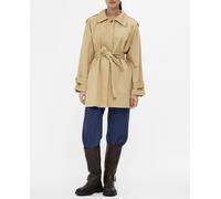 Object Gabardina de mujer con cinturon. Caramelo 40