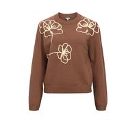 OBJECT Jersey 'OBJLANEY RUBIN' beige / chocolate XL beige / chocolate