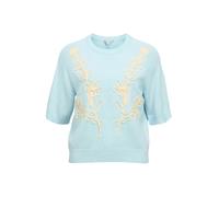 OBJECT Jersey 'OBJLaney Rubin' crema / azul claro S crema / azul claro