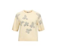 OBJECT Jersey 'OBJLaney Rubin' crema / gris oscuro XS crema / gris oscuro