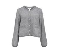 Object Knit Cardigan Objsaggia Re L/S-Chaqueta de Punto Noos, Color Gris, XS para Mujer