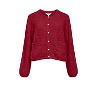 Object Knit Cardigan Objsaggia Re L/S-Chaqueta de Punto Noos, Karanda Red, XS para Mujer