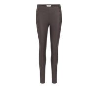 Object Leggings Noos Objbelle MW Coated-Mallas con Revestimiento, Seal Brown, 42 Mujeres