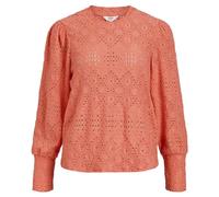 Object Objfeodora L/S Top Noos Blusas, Rosa salmón (Georgia Peach), XS para Mujer