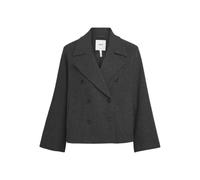 Object Noos - Chaqueta Corta para Mujer, Gris Oscuro, Numeric_38