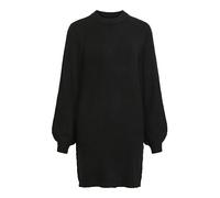 Object NOS Mujer Objeve Nonsia L/s Knit Dress Noos Vestido Not Applicable, Negro (Black Black), 36 (Talla del Fabricante: X-Small)