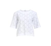Object Objava 2/4 Lo O-Neck Top Noos, Blanco, XL Mujeres