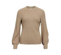 Object OBJDITTE RE L/S Knit Jersey Noos, Desierto Taupe/Detail:Melange, S