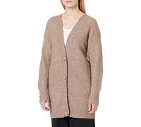 Object Objellie-Cárdigan de Punto L/S Noos Suéter, Fósil/Detalle: Melange, XS para Mujer