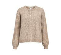 Object Objflora Re LS Knit Button Cardigan Noos, Color Pardo, M para Mujer