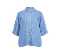 Object Objframe 2/4 Re Denim Top Noos, Mezclilla De Color Azul Claro, M