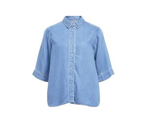 Object Objframe 2/4 Re Denim Top Noos Objframe 2/4 Re Denim Top Noos Mujer (Pack de 1)