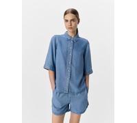 OBJECT OBJFRAME 2/4 RE DENIM TOP NOOS XS Azul