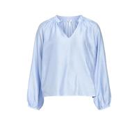 Object Objheidi L/S Lo V-Neck Top Noos, Aciano Azul, 40 Mujeres
