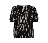 Object Objjacira S/S V-Neck Top Noos, Negro, 44 Mujeres