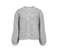 Object Objmerle LS Lo Knit Bomber Noos, Color Gris, XS para Mujer