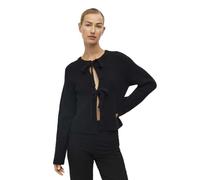 Object Objparvi Knit Cardigan Noos Punto, Negro, XL para Mujer