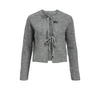 Object Objparvi Noos - Cárdigan de Punto, Color Gris., XL