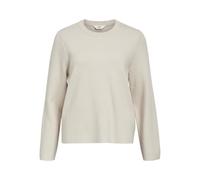 Object Objreynard Square Sleeve O-Neck Noos Jersey de Punto, Gris Plateado, S para Mujer