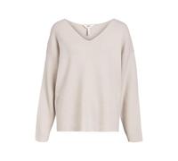 Object Objreynard V-Neck Pullover Noos Suéter pulóver, Gris Plateado, XL para Mujer