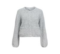 Object Knit Cardigan Objsaggia Re L/S-Chaqueta de Punto Noos, Color Gris, XS para Mujer