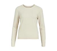 Object OBJTHESS L/S O-Neck Knit Pullover Noos Suter Pulver, Arena, M para Mujer