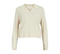 Object Objthess L/S V-Neck Knit Polo Noos Jersey de Punto Mujer (Pack de 1)