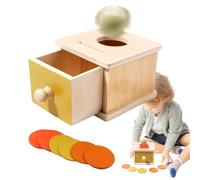 Object Permanence Toys | Sensory Skills Development | Shape Sorting Drawer Box For, Fine Motor Sensory Toy, 1-Year-Old Matching Game SFor Babys Boys Sand Girls