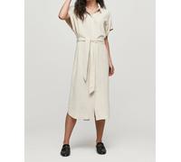 Object Vestido camisero midi. Nude 36