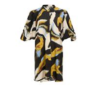 OBJECT Vestido camisero 'OBJDina' beige / azul / amarillo / negro 42 beige / azul / amarillo / negro