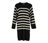 Object Objester L/S Vestido de Punto Noos, Negro/Rayas: Sandshell, M para Mujer