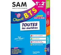 Objectif BTS SAM (1re et 2e années) - Toutes les matières, examens 2027-2028