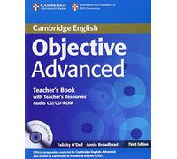 Objective Advanced Teacher's Book with Teacher's Resources Audio CD/CD-ROM 3rd Edition (CAMBRIDGE)