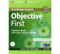 Objective First Teacher's Book with Teacher's Resources CD-ROM Fourth Edition (CAMBRIDGE)