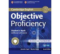 Objective Proficiency 2nd Edition Student's Book without answers with Downloadable Software (CAMBRIDGE)
