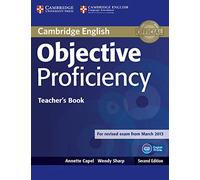 Objective Proficiency Teacher's Book Second edition - 9781107670563