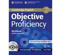 Objective Proficiency Workbook with Answers with Audio CD 2nd Edition