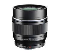 OM SYSTEM M.Zuiko - Objetivo Digital ED 75 mm F1.8, Longitud Focal Fija rápida, Apto para Todas Las cámaras MFT (Modelos Olympus OM - D & Pen, Serie G de Panasonic G), Negro